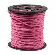 Imi Suede koord 3mm - Raspberry